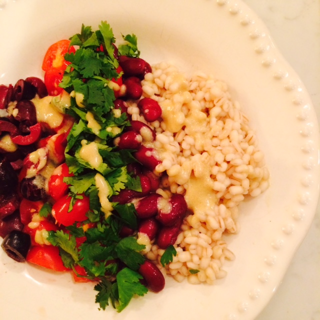 Red Beans and Barley Bowl Simple Cravings. Real Food.